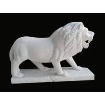 Marble Lion Statue 